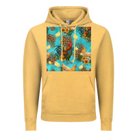 Vintage Mustard poultry animals seamless pattern Vintage Hoodie - HRA Design Shop