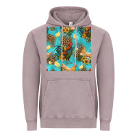 Vintage Zinc poultry animals seamless pattern Vintage Hoodie - HRA Design Shop