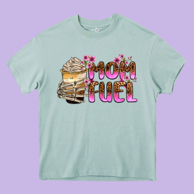Mom Fuel Heavy Core Tee Designed By Zillion Design Studio