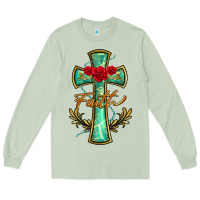 Matcha cross faith Long Sleeve Tee - BarkalooDesign