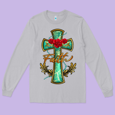 Cross Faith Long Sleeve Tee Designed By Barkaloodesign