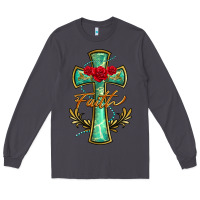 Smoke cross faith Long Sleeve Tee - BarkalooDesign