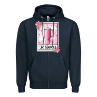 Navy the inspired tarot boujee Zipper Hoodie - MaliasSmallBusiness