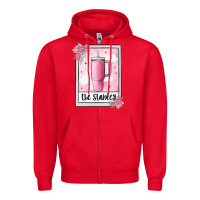 Red the inspired tarot boujee Zipper Hoodie - MaliasSmallBusiness