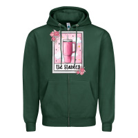 Sports Green the inspired tarot boujee Zipper Hoodie - MaliasSmallBusiness