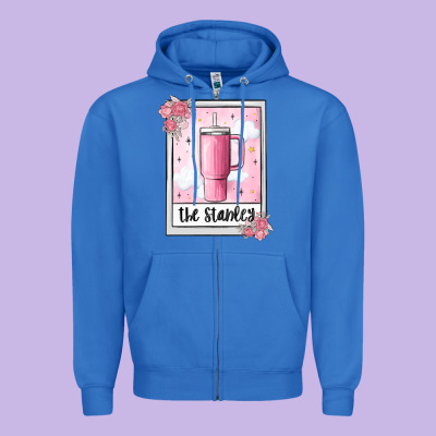 The Inspired Tarot Boujee Zipper Hoodie Designed By Maliassmallbusiness