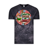 Cloud Black christmas fueled by cocoa and christ ornament Vintage Tee - Artiststas