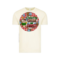 Vintage Arctic christmas fueled by cocoa and christ ornament Vintage Tee - Artiststas