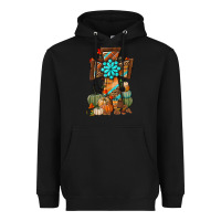 Black fall cross Heavyweight Hoodie - BundleAndBundleShop
