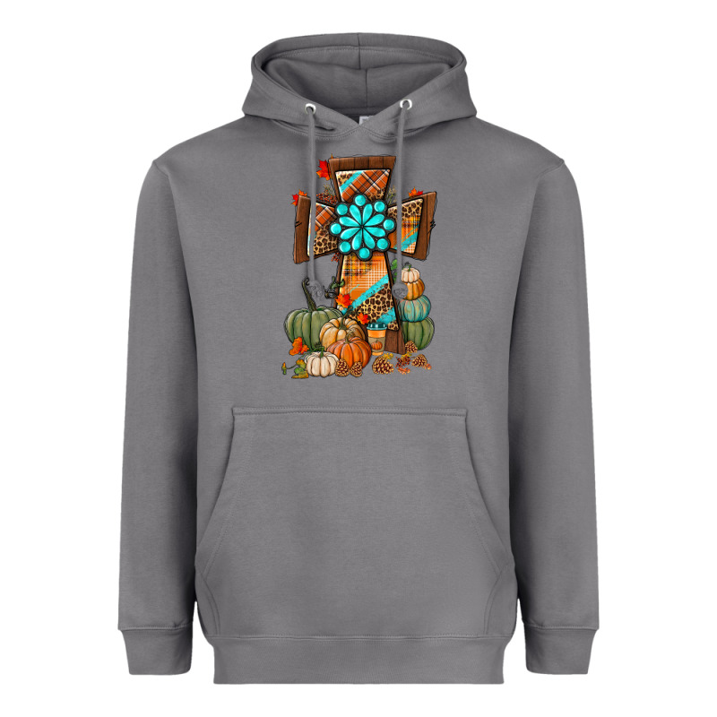 Fall Cross Heavyweight Hoodie by BundleAndBundleShop | Teevron