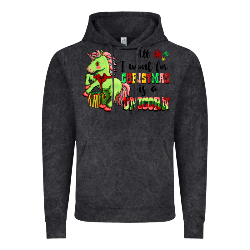 All I Want For Christmas Is A Unicorn Vintage Hoodie by FaDigitalArtStudio | Teevron