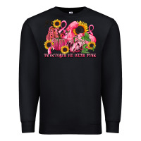 Black in october we wear pink Premium Sweatshirt - LillyAllenDesigns