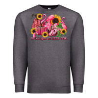 Charcoal Heather in october we wear pink Premium Sweatshirt - LillyAllenDesigns