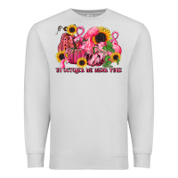 Dove Grey in october we wear pink Premium Sweatshirt - LillyAllenDesigns