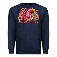 Navy in october we wear pink Premium Sweatshirt - LillyAllenDesigns