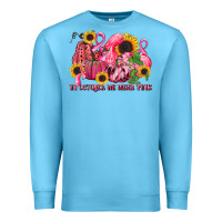 Ocean Blue in october we wear pink Premium Sweatshirt - LillyAllenDesigns