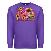 Purple in october we wear pink Premium Sweatshirt - LillyAllenDesigns