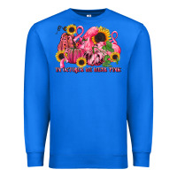True Royal in october we wear pink Premium Sweatshirt - LillyAllenDesigns