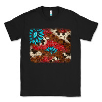 Black gemstone cowhide background Classic Tee - AdoDesignShop