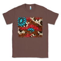 Chestnut gemstone cowhide background Classic Tee - AdoDesignShop