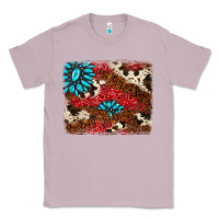 Lilac gemstone cowhide background Classic Tee - AdoDesignShop