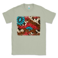 Matcha gemstone cowhide background Classic Tee - AdoDesignShop