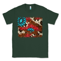 Sports Green gemstone cowhide background Classic Tee - AdoDesignShop