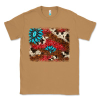 Toasted Coconut gemstone cowhide background Classic Tee - AdoDesignShop