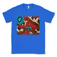 True Royal gemstone cowhide background Classic Tee - AdoDesignShop