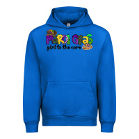 Cobalt mardi gras girl to the core Urban Hoodie - CowGirlArtShop