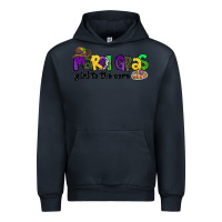 Navy mardi gras girl to the core Urban Hoodie - CowGirlArtShop