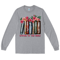 Heather Grey boho women of the bible Long Sleeve Tee - JahusDesignShop