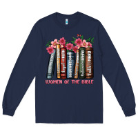 Navy boho women of the bible Long Sleeve Tee - JahusDesignShop