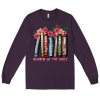 Plum boho women of the bible Long Sleeve Tee - JahusDesignShop