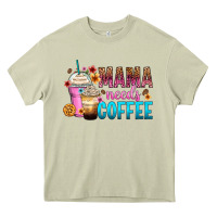 Mossy mama needs coffee Heavy Core Tee - Zillion Design Studio