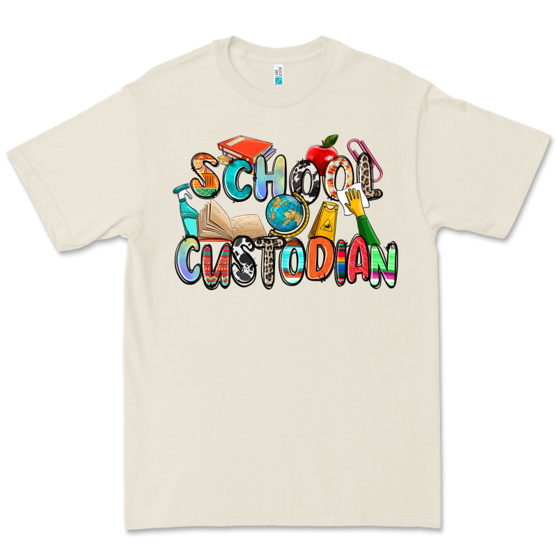School Custodian Premium Tee by Zillion Design Studio | Teevron