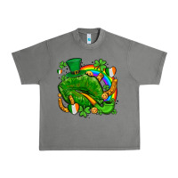 Tornado st patricks lips with horseshoe rainbow and shamrocks Urban Heavy Tee - AdoDesignShop