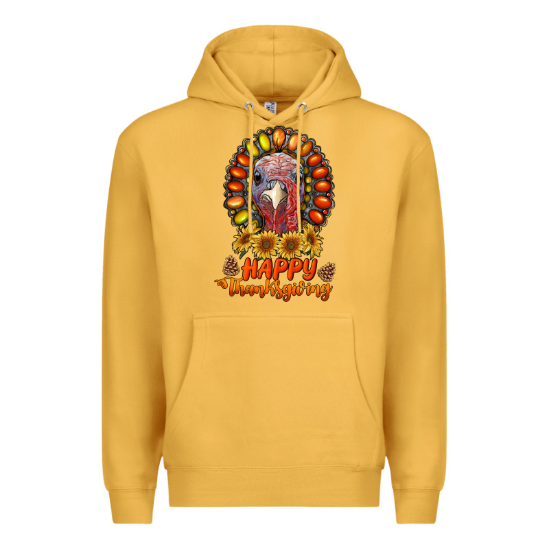 Happy Thanksgiving Gemstone Premium Hoodie by RanaPortraitStore | Teevron