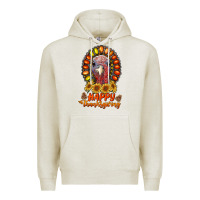 Oatmeal Heather happy thanksgiving gemstone Premium Hoodie - RanaPortraitStore