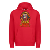 Red happy thanksgiving gemstone Premium Hoodie - RanaPortraitStore