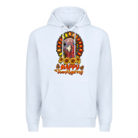 White happy thanksgiving gemstone Premium Hoodie - RanaPortraitStore