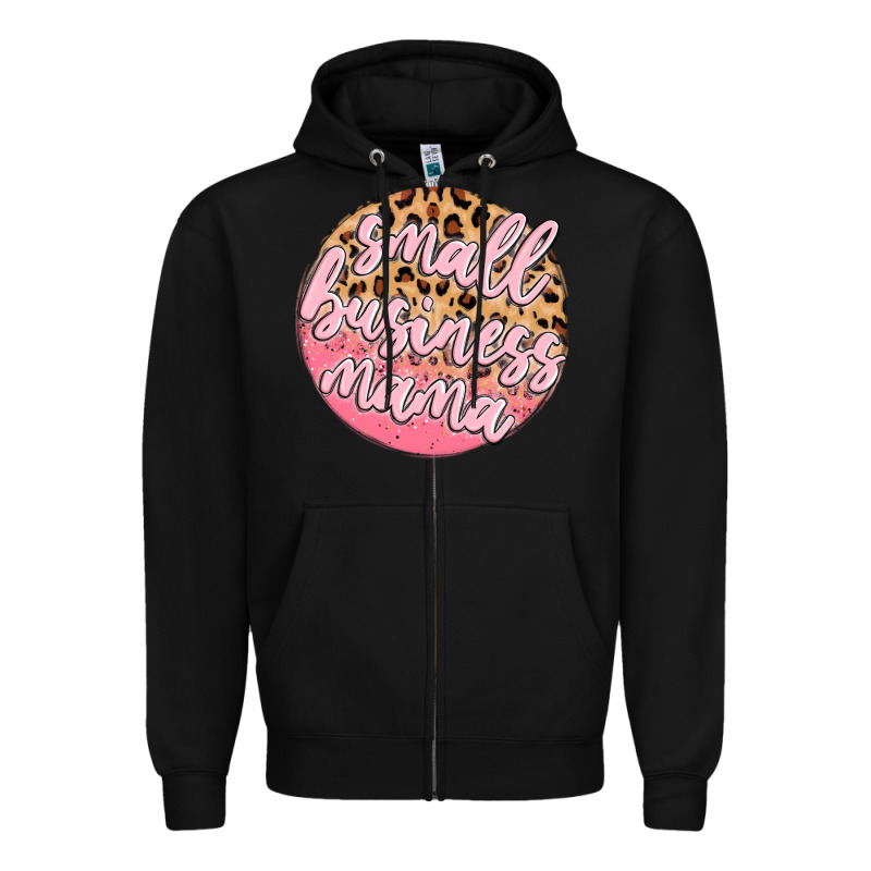 Small Business Mama Zipper Hoodie by MaliasSmallBusiness | Teevron