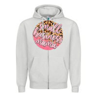 Dove Grey small business mama Zipper Hoodie - MaliasSmallBusiness