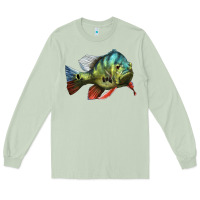 Matcha Peacock Bass Illustrations Long Sleeve Tee - LillyAllenDesigns
