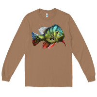 Toasted Coconut Peacock Bass Illustrations Long Sleeve Tee - LillyAllenDesigns
