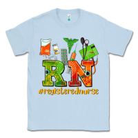 Dusty Blue registered nurse juneteenth Classic Tee - AdoDesignShop
