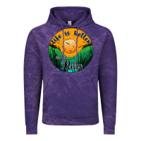 Cloud Purple life is better at the river Vintage Hoodie - JahusDesignShop