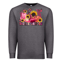 Charcoal Heather tackle cancer Premium Sweatshirt - LillyAllenDesigns