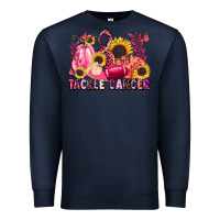 Navy tackle cancer Premium Sweatshirt - LillyAllenDesigns