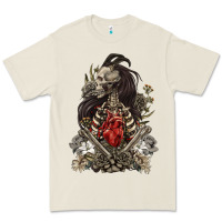 Bone floral skeleton Premium Tee - RanaPortraitStore